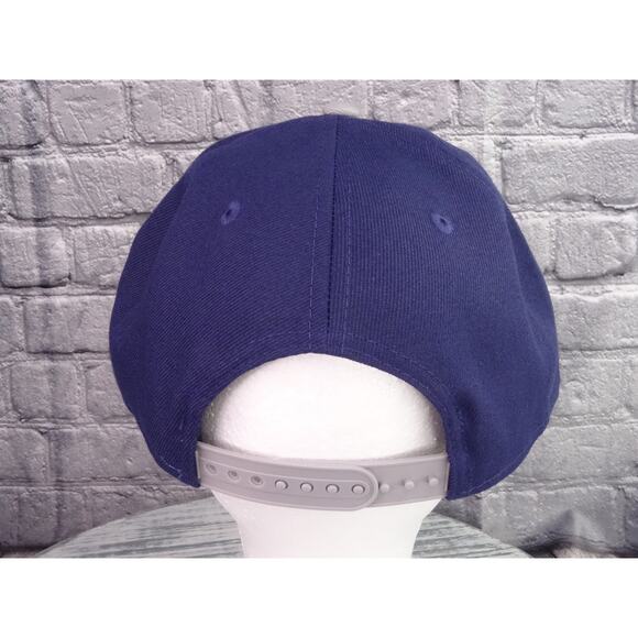 New Era Georgetown Hoyas NCAA Teamscript Snapback Hat Blue/Gray New - Picture 5 of 11